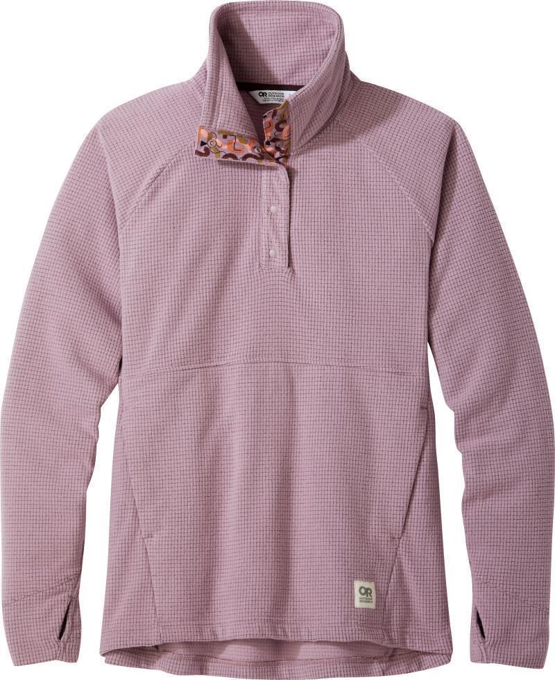 Trail Mix Snap Pullover - Womens - Moth 1