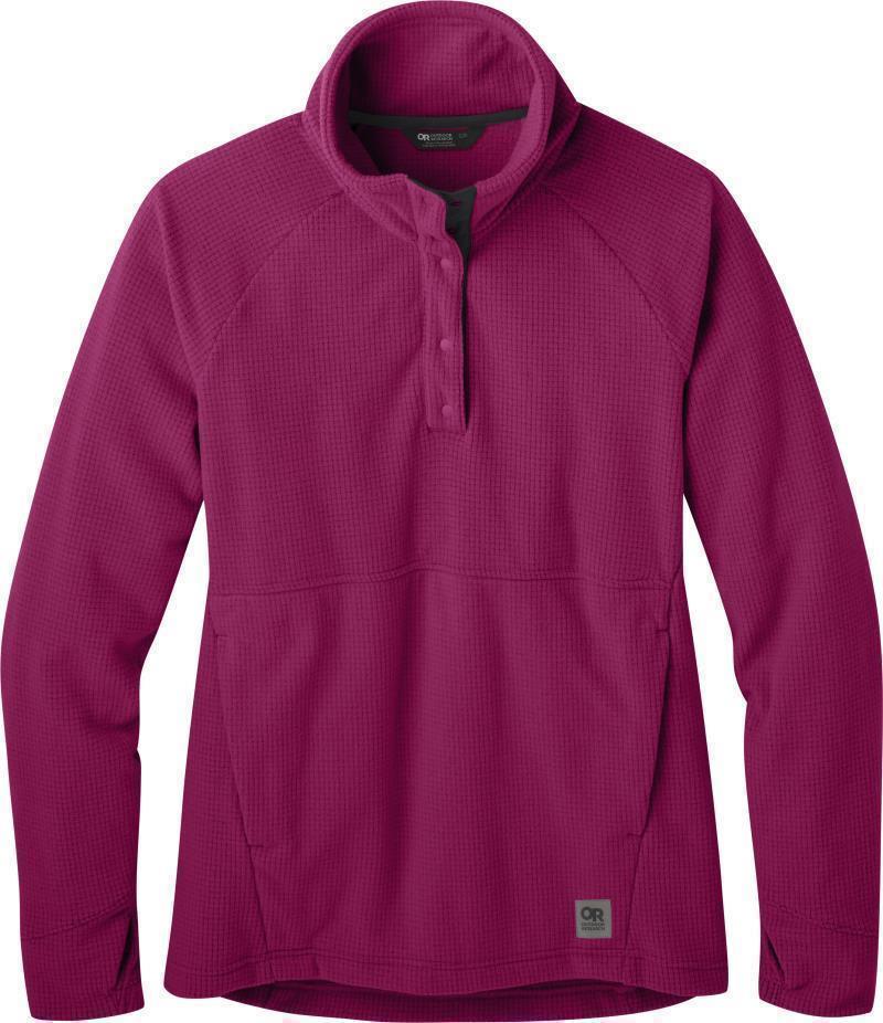 Trail Mix Snap Pullover - Womens - Poppy 1