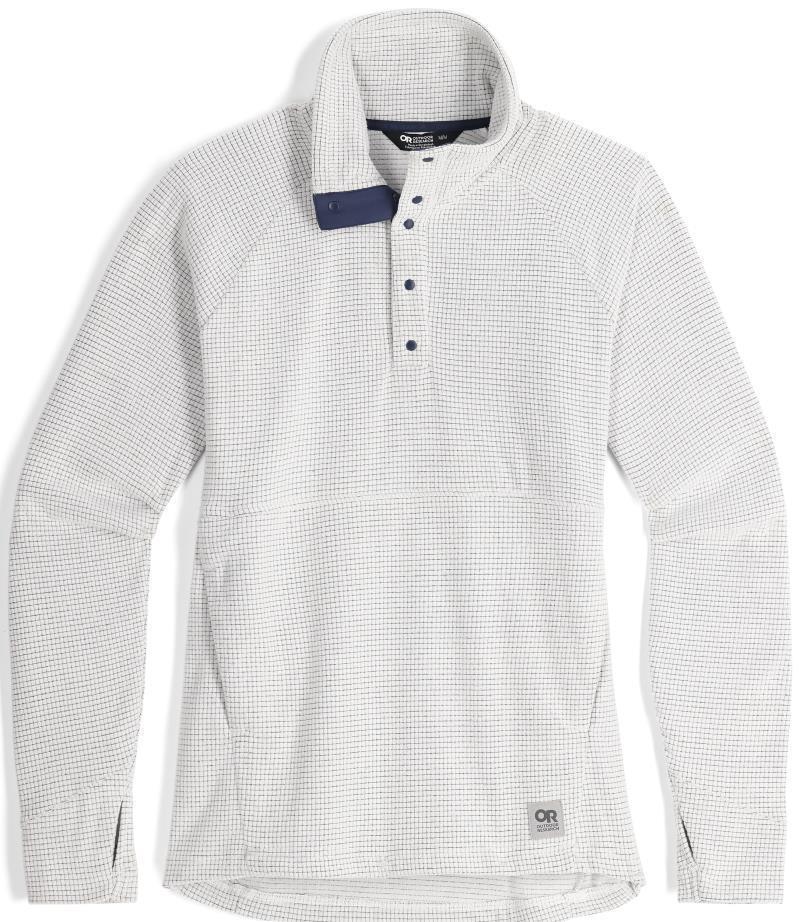 Trail Mix Snap Pullover - Womens - Snow 1