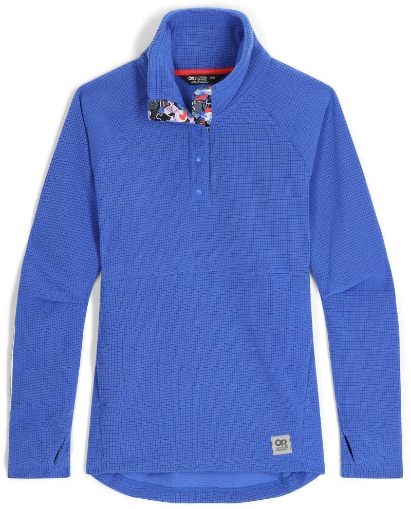 Trail Mix Snap Pullover - Womens - Ultramarine 1