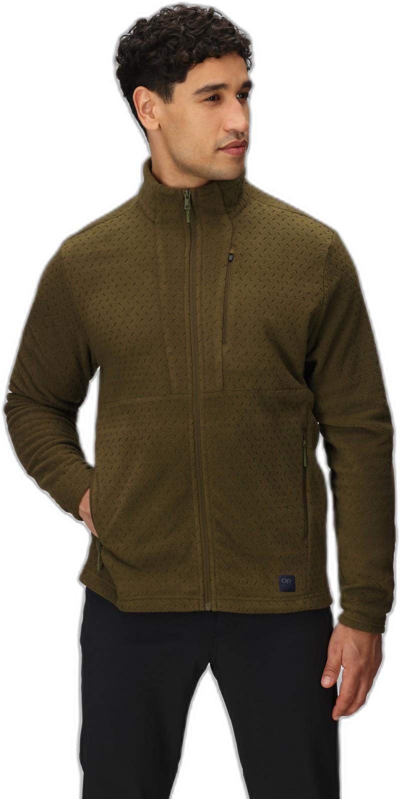 Trail Mix XT Fleece Jacket - Mens - dark olive 1
