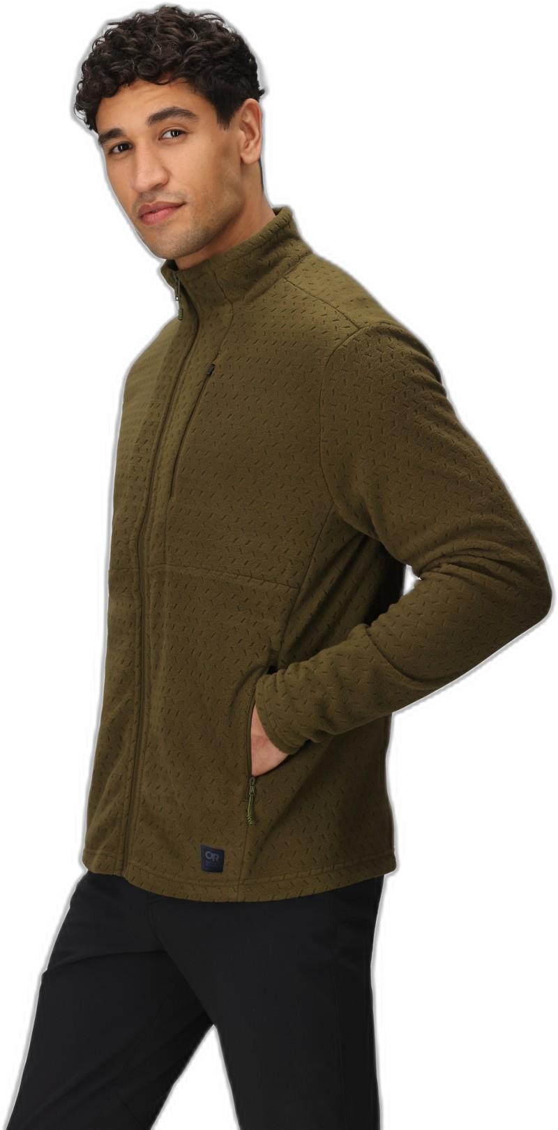 Trail Mix XT Fleece Jacket - Mens - dark olive 1