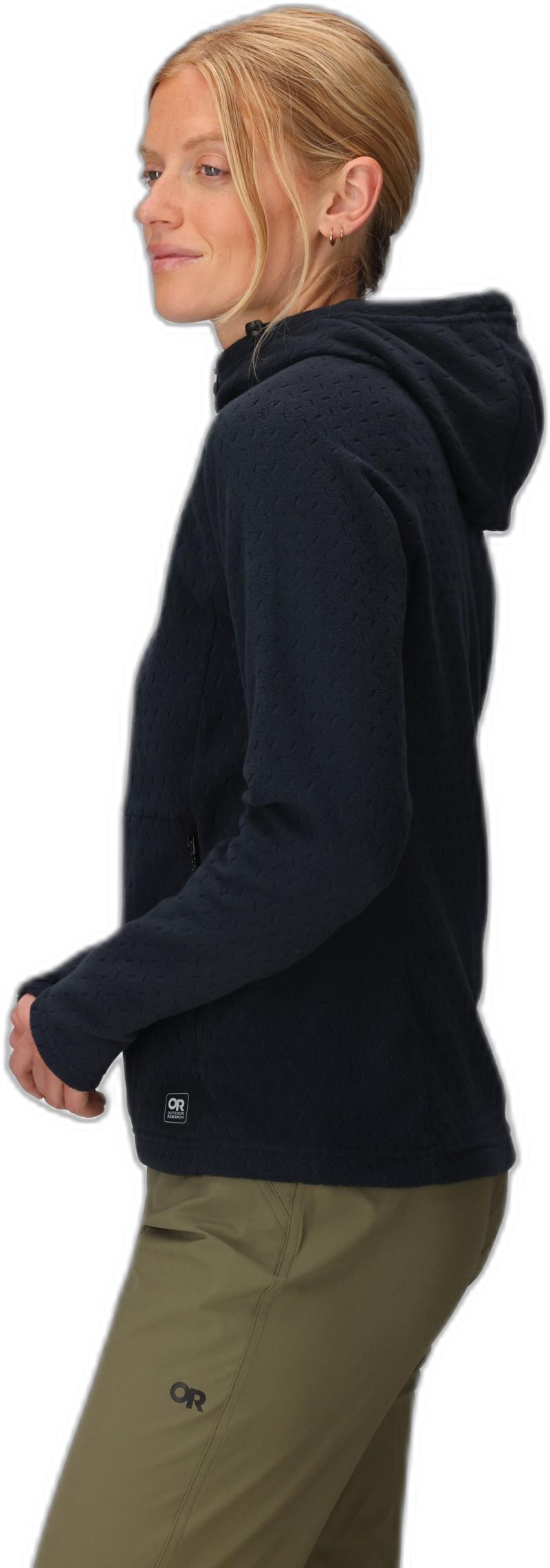 Trail Mix XT Fleece Pullover Hoodie - Womens - black 1