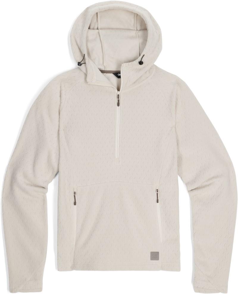 Trail Mix XT Fleece Pullover Hoodie - Womens - oyster 1