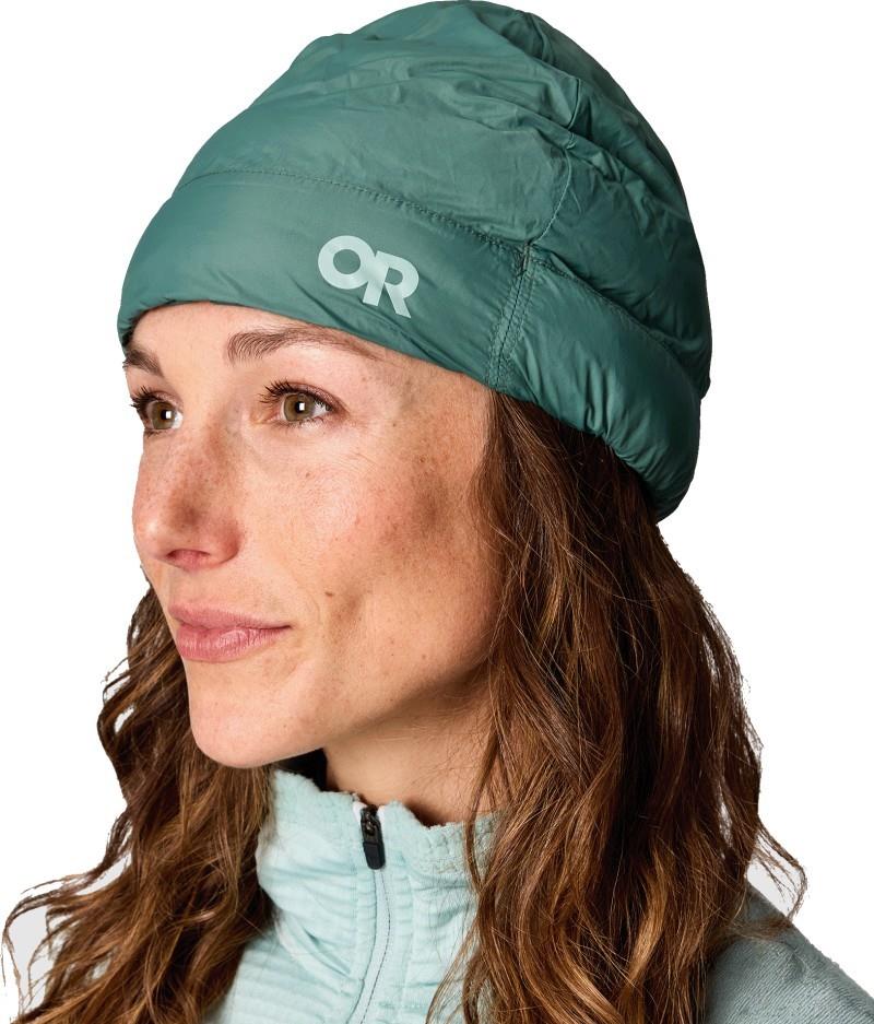 Transcendent Down Beanie - malachite 1