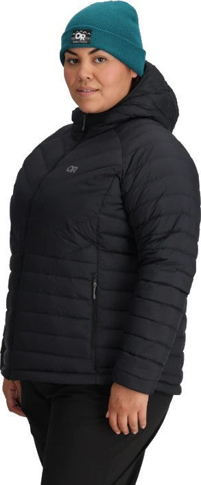 Transcendent Down Hoodie, Plus - Womens - black 1