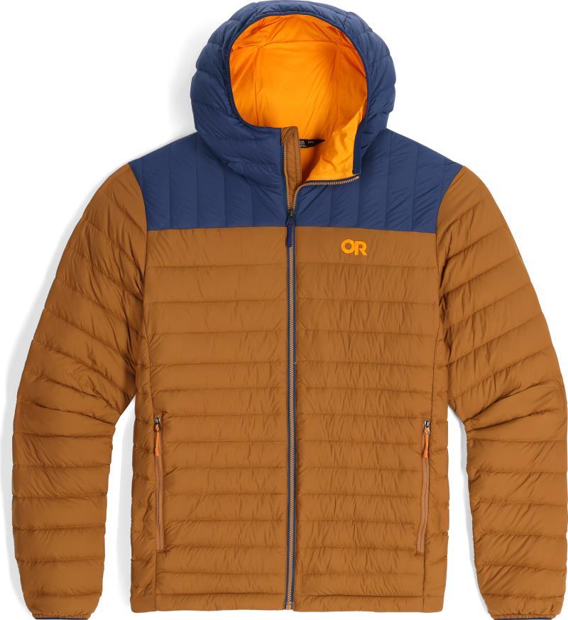 Transcendent Down Hoodie - Mens - Bronze / Cenote 1