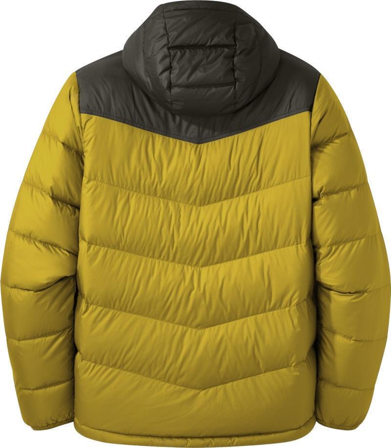 Transcendent Down Hoodie - Mens - Turmeric / Forest 2