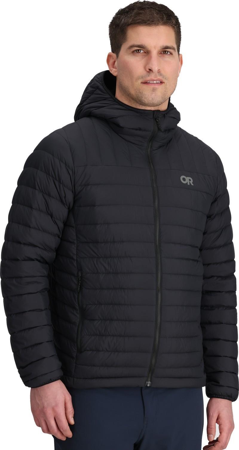 Transcendent Down Hoodie - Mens - black 1