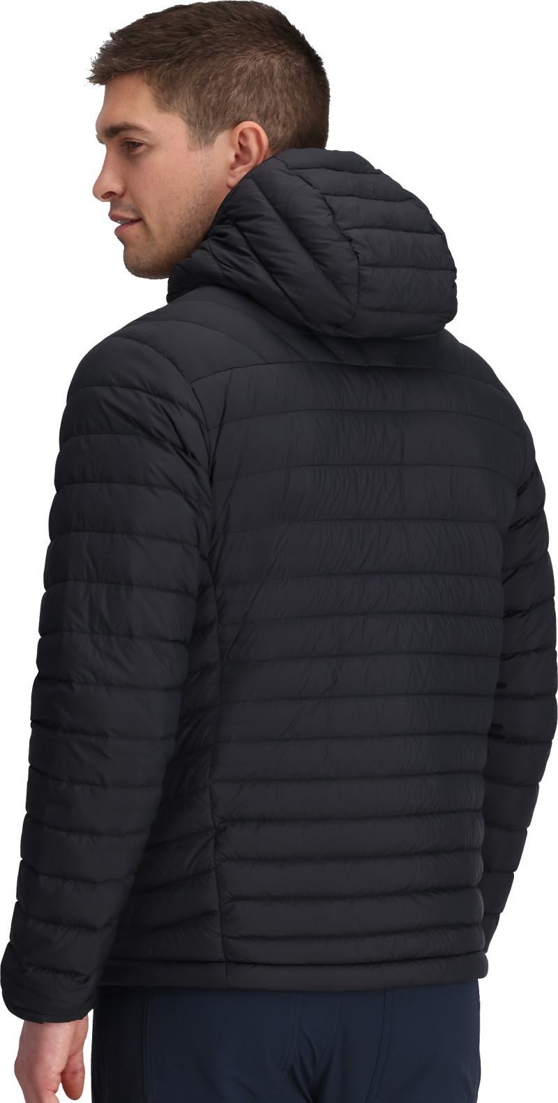 Transcendent Down Hoodie - Mens - black 1