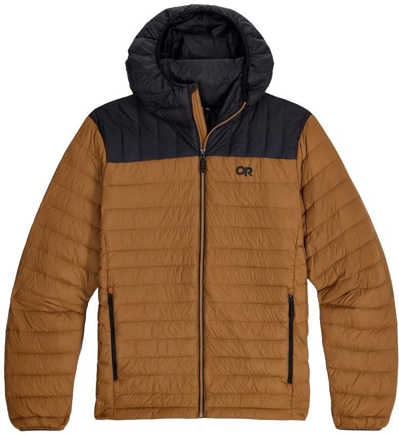 Transcendent Down Hoodie - Mens - bronze / black 1