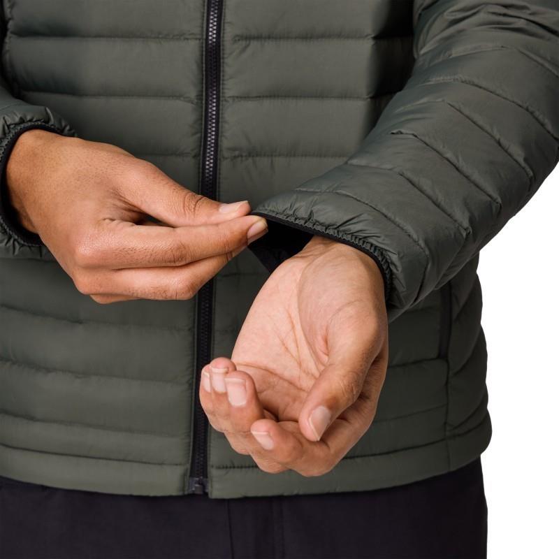 Transcendent Down Hoodie - Mens - dark laurel / black 1