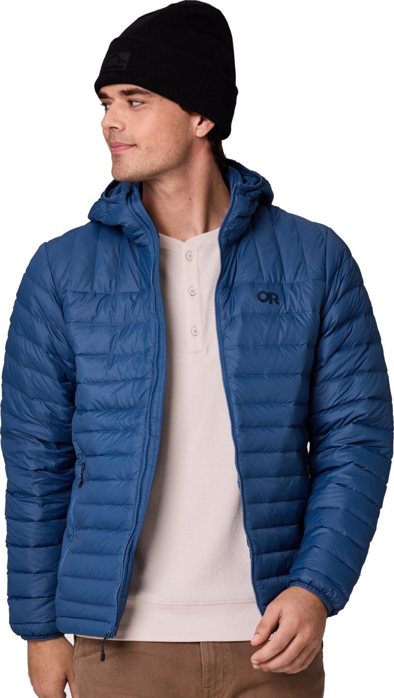 Transcendent Down Hoodie - Mens - skyline 1