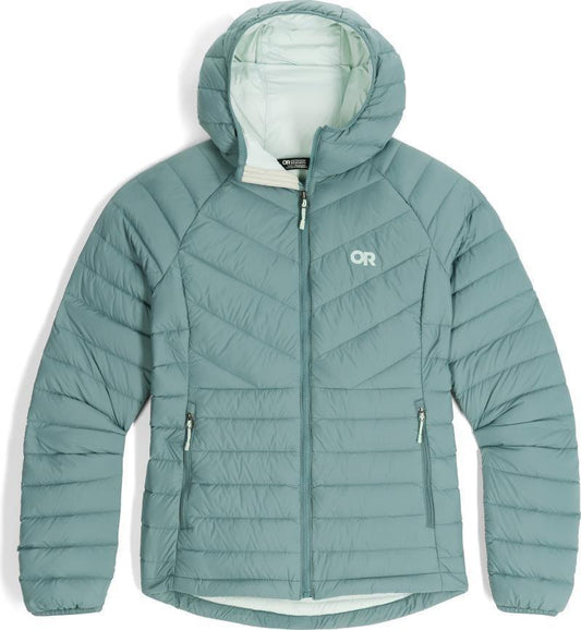 Transcendent Down Hoodie - Womens - neptune 1