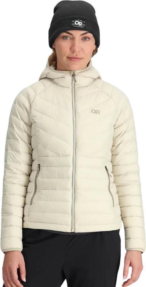 Transcendent Down Hoodie - Womens - oyster 1