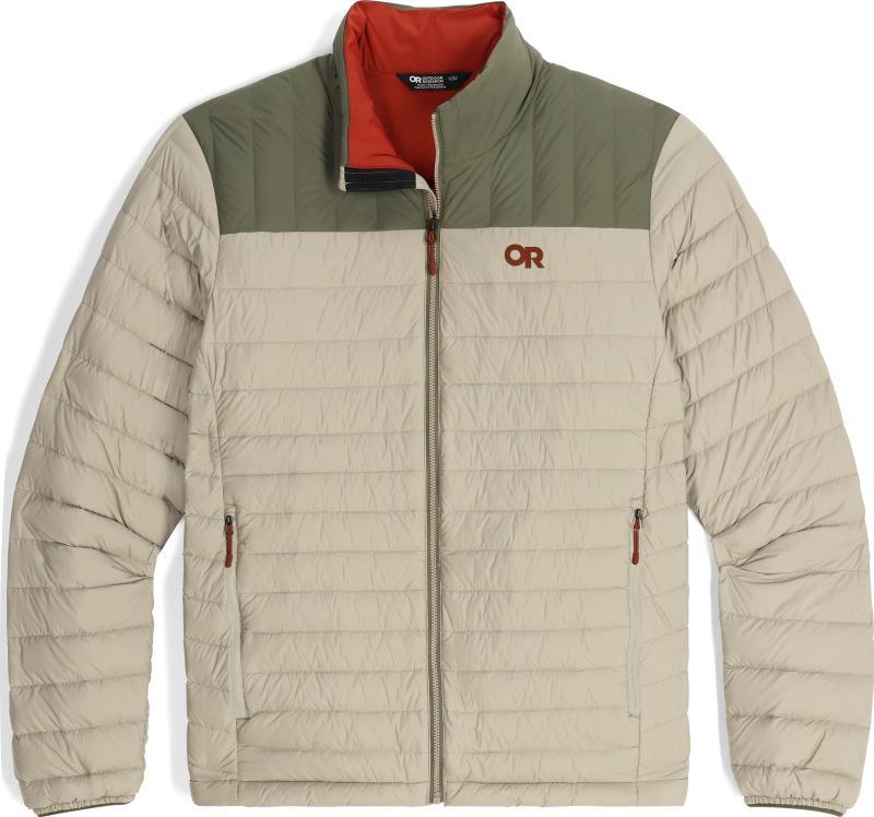 Transcendent Down Jacket - Mens - Pro Khaki / Ranger Green 1