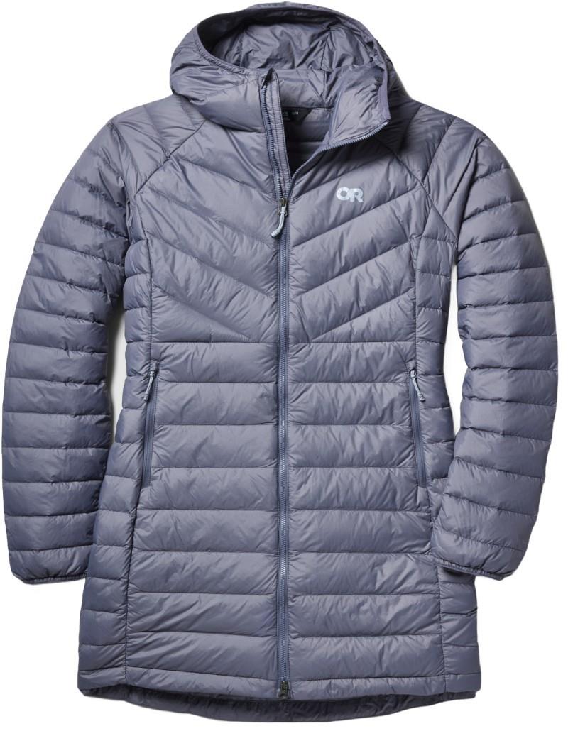 Transcendent Down Parka - Womens - smoky quartz 1