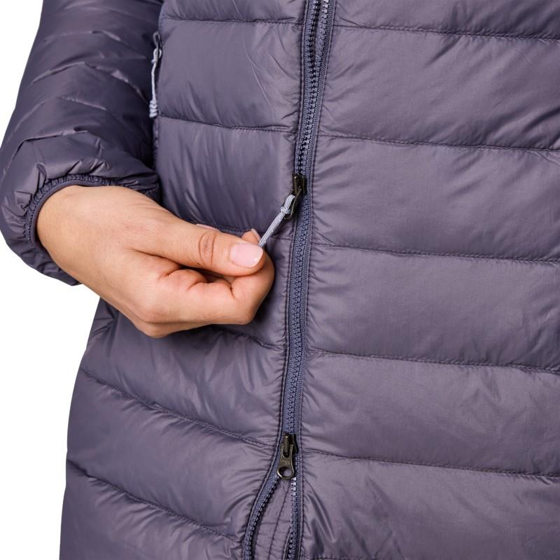 Transcendent Down Parka - Womens - smoky quartz 1
