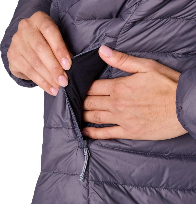 Transcendent Down Parka - Womens - smoky quartz 1