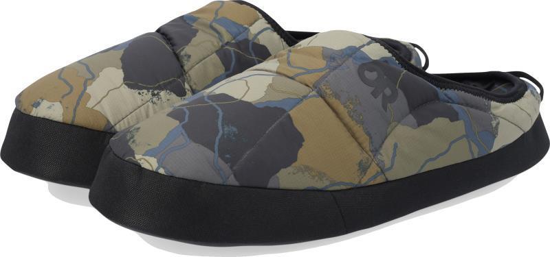 Tundra Slip-On Aerogel Booties - Mens - Loden Camo 1