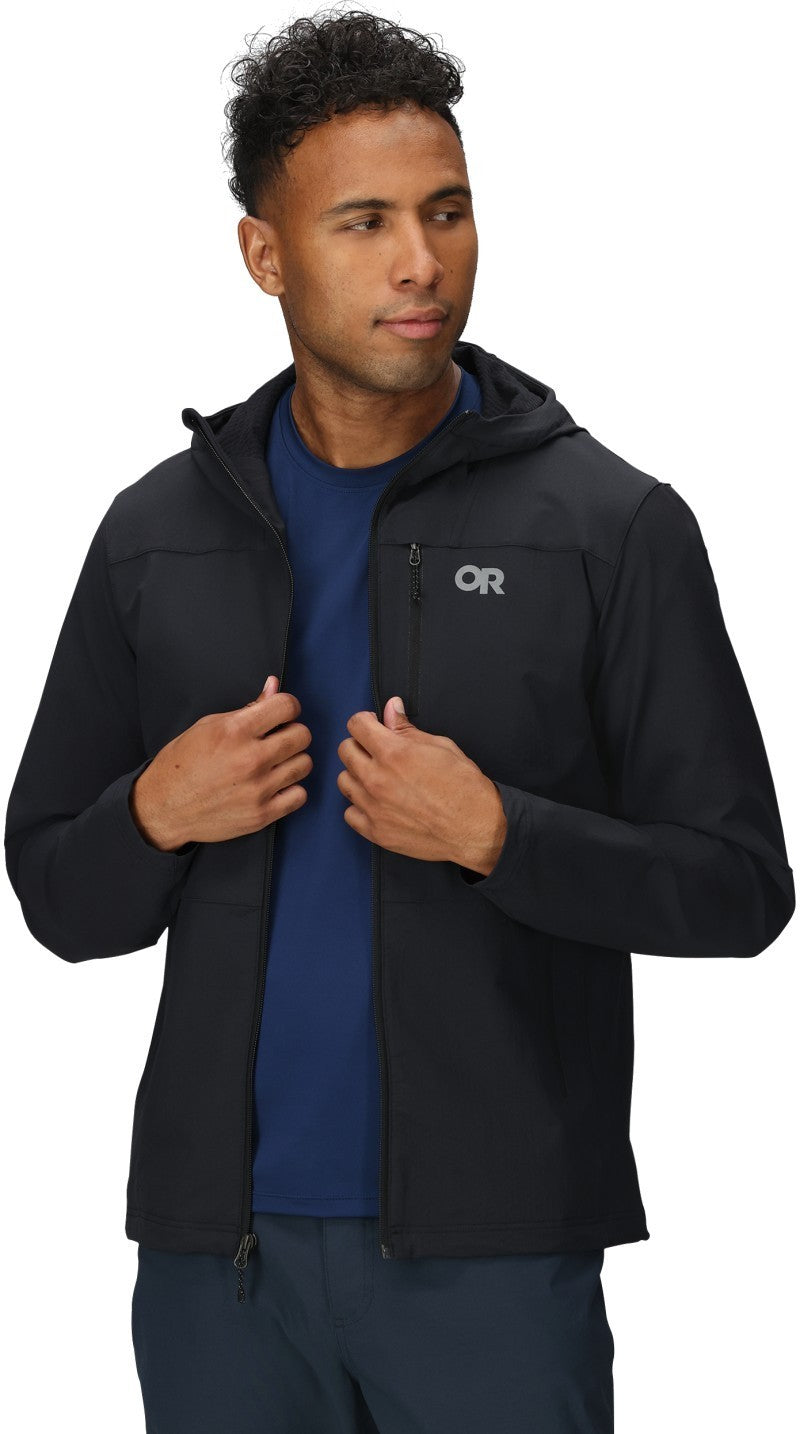 Ultima Softshell Hoodie - Mens - black 1