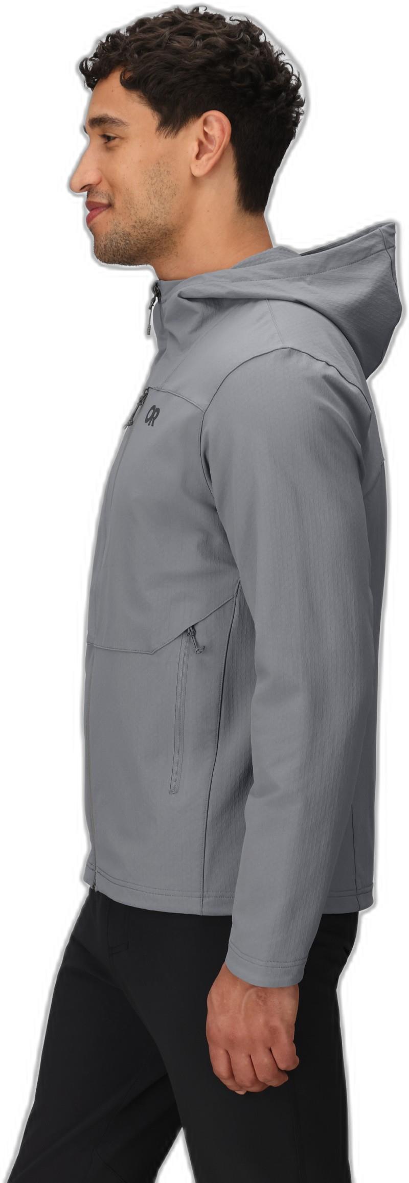 Ultima Softshell Hoodie - Mens - wolf grey 1