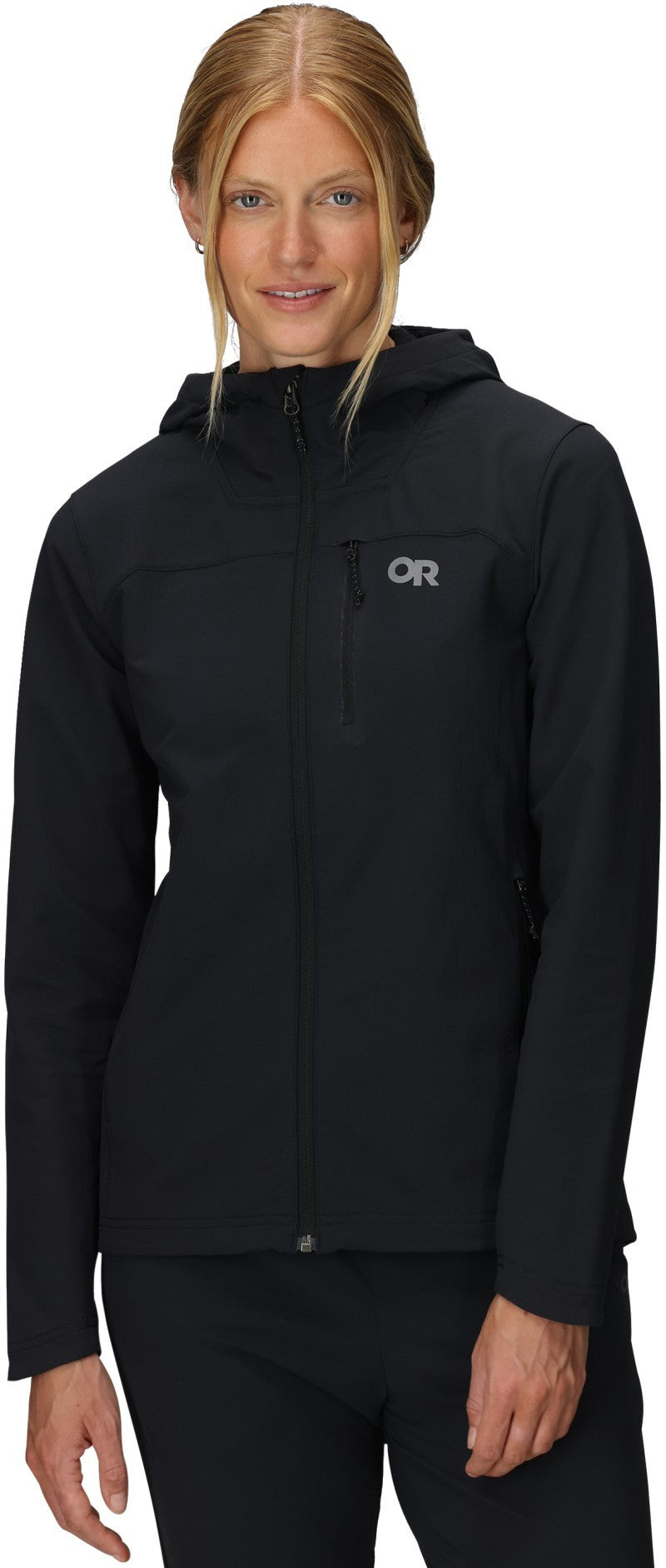 Ultima Softshell Hoodie - Womens - black 1
