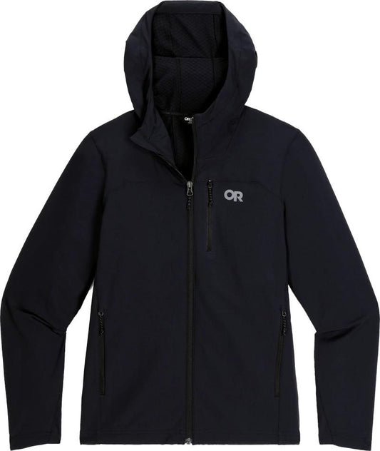 Ultima Softshell Hoodie - Womens - black 1