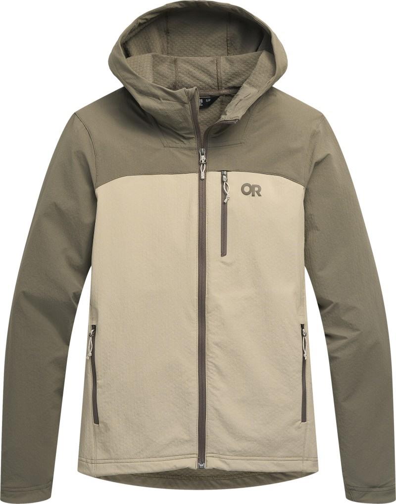 Ultima Softshell Hoodie - Womens - pro khaki / gravel 1