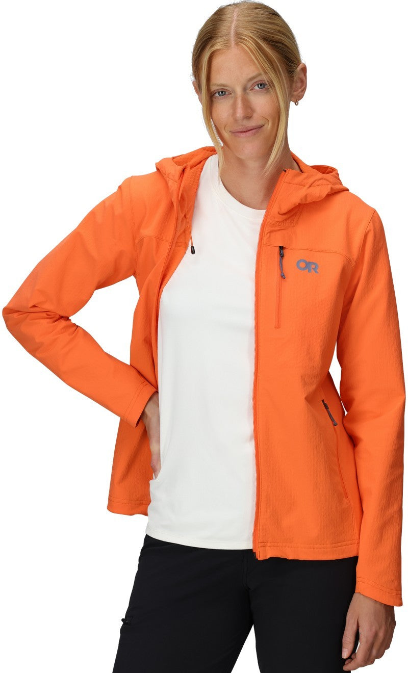 Ultima Softshell Hoodie - Womens - zest 1