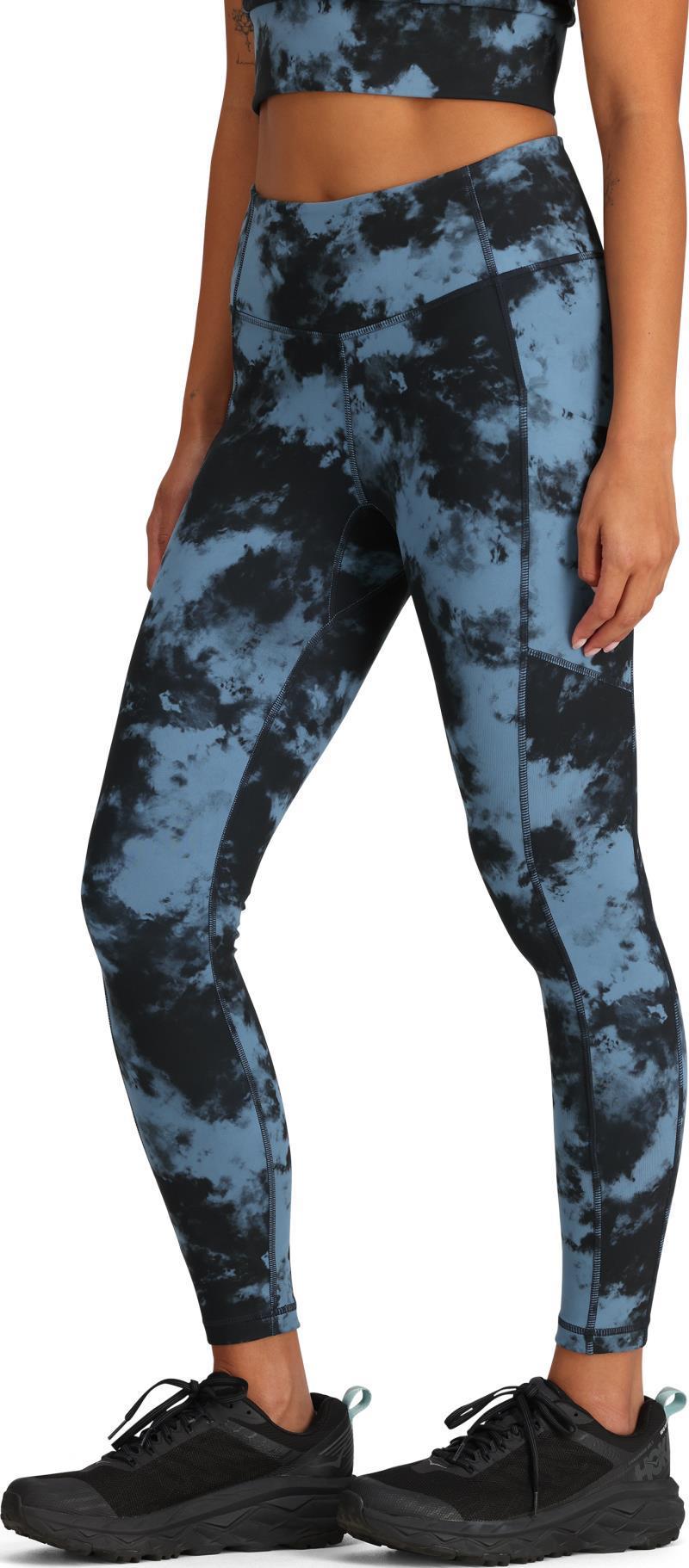 Vantage Printed 7/8 Leggings - Womens - Olympic Cloud Scape 2