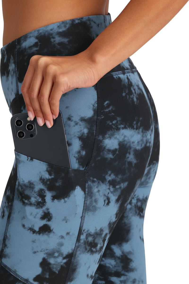 Vantage Printed 7/8 Leggings - Womens - Olympic Cloud Scape 3