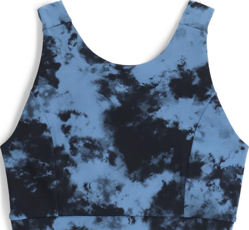 Vantage Printed Crop Top - Womens - Olympic Cloud Scape 1