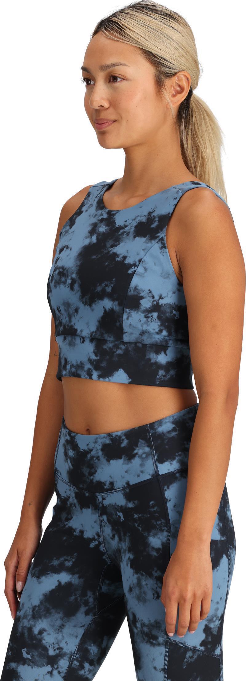 Vantage Printed Crop Top - Womens - Olympic Cloud Scape 3