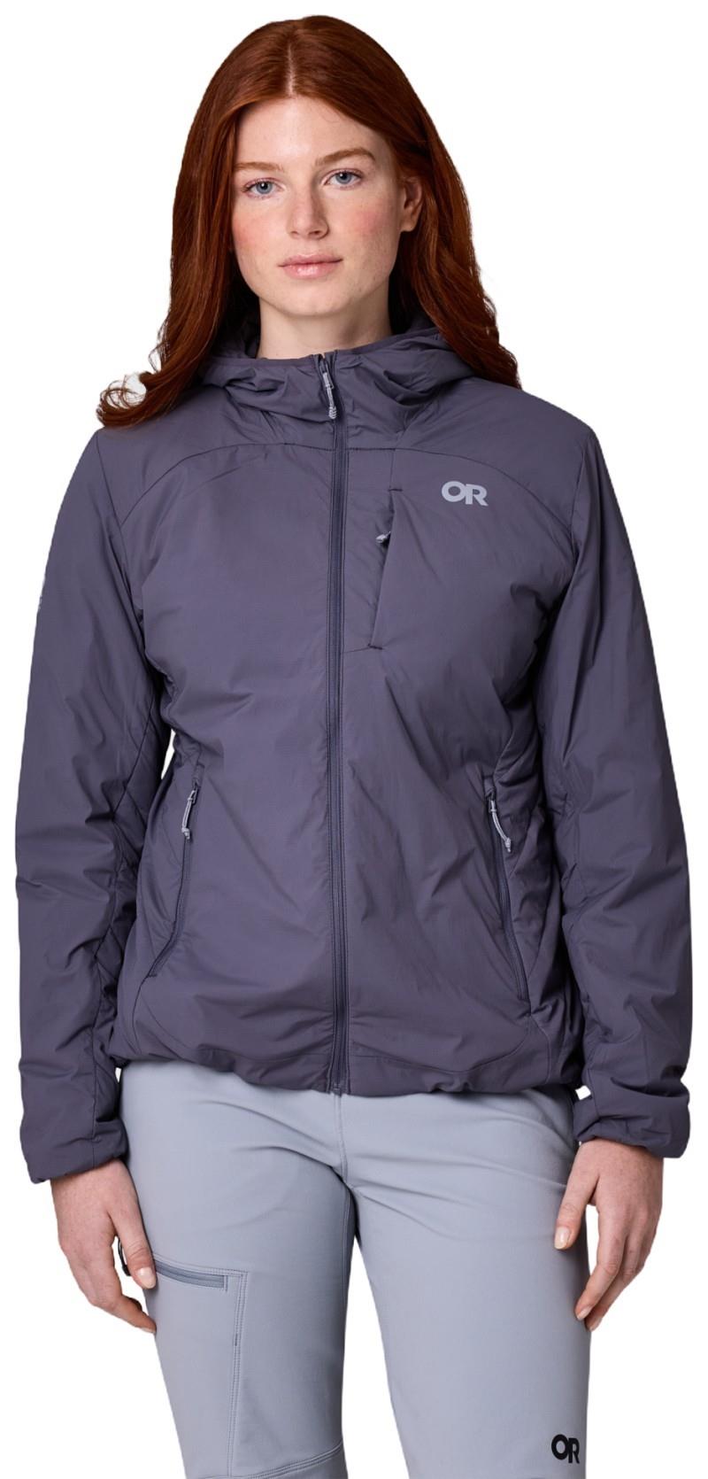 Vesper Insulated Hoodie - Womens - smoky quartz 1
