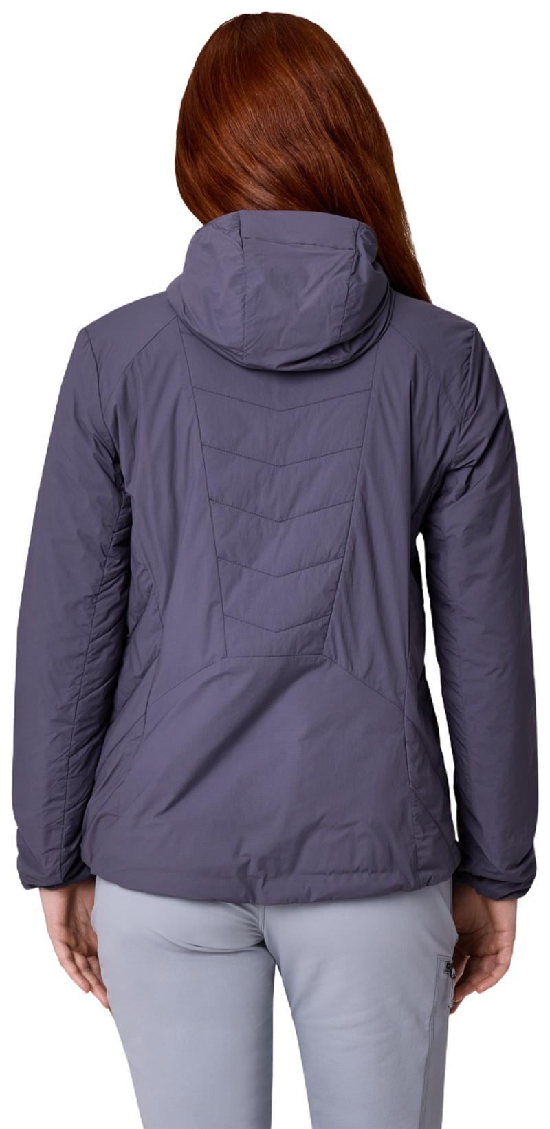Vesper Insulated Hoodie - Womens - smoky quartz 1