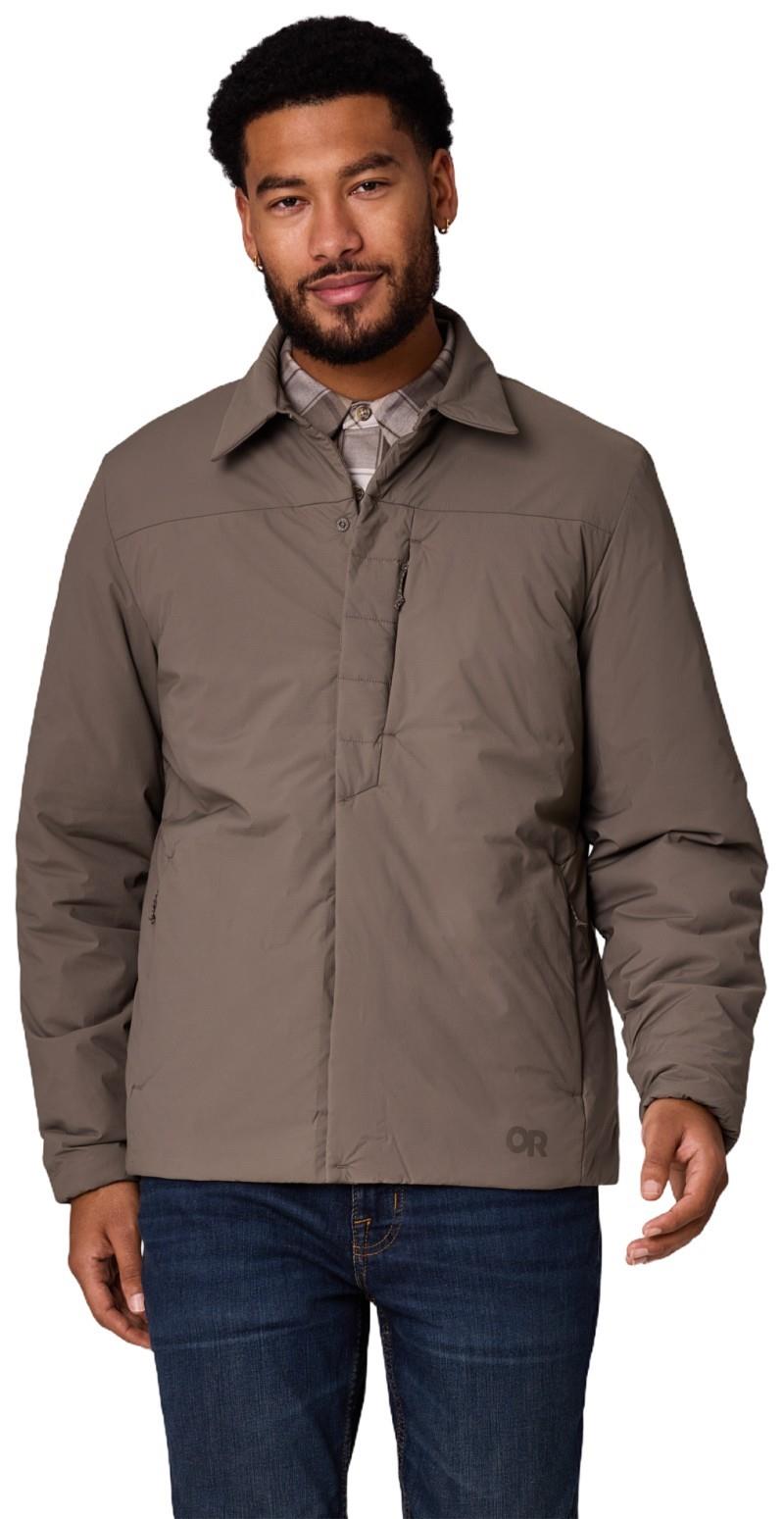 Vesper Insulated Shirt Jacket - Mens - gravel 1