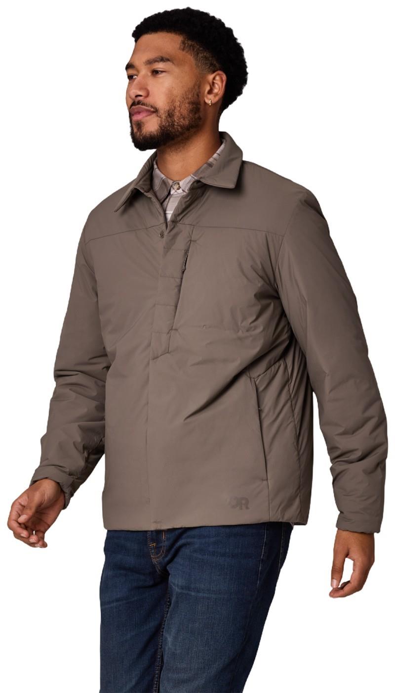 Vesper Insulated Shirt Jacket - Mens - gravel 1