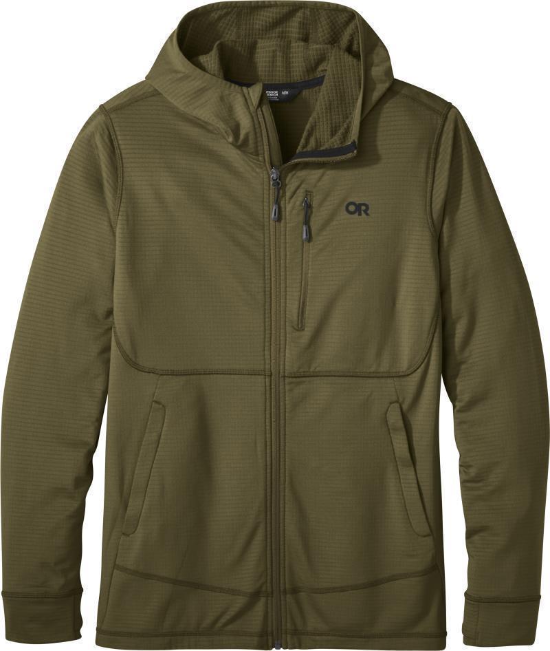 Vigor Full Zip Hoodie - Mens - Loden 1