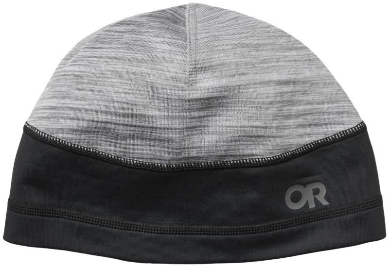 Vigor Grid Fleece Beanie - grey heather 1