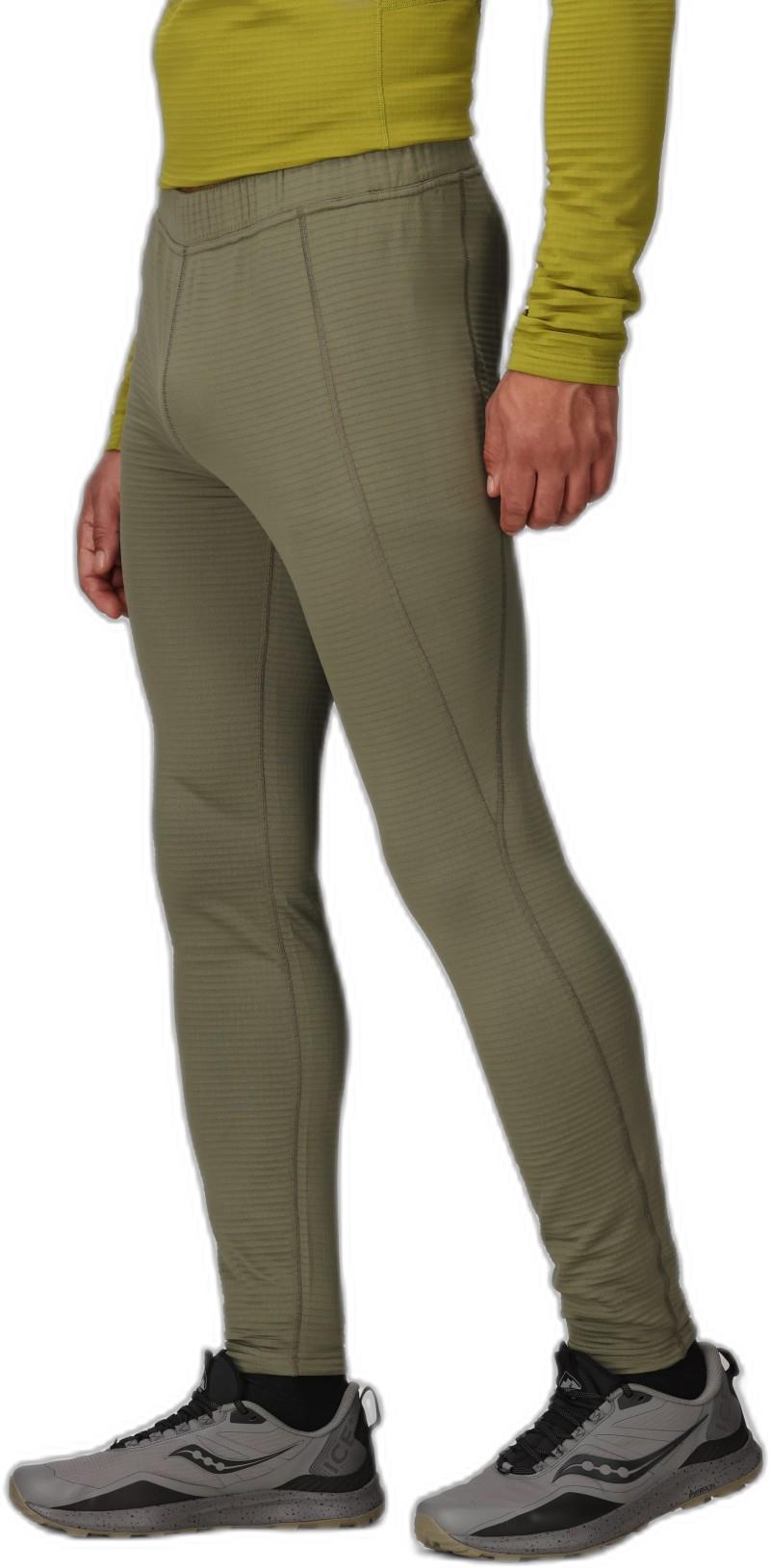 Vigor Grid Fleece Bottoms - Mens - ranger green 1