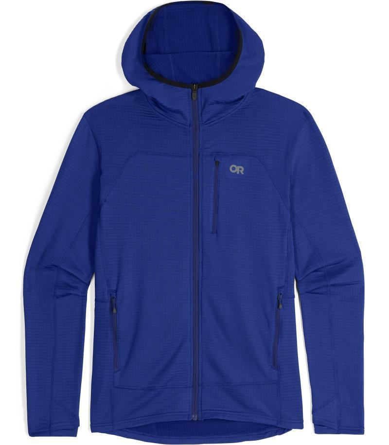 Vigor Grid Fleece Full Zip Hoodie - Mens - Galaxy 1