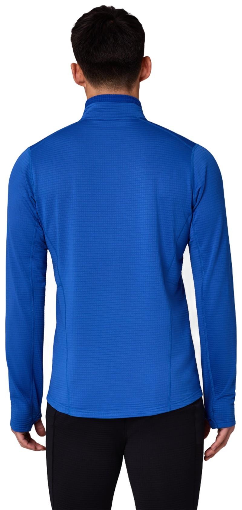 Vigor Grid Fleece Half Zip - Mens - azurite 1