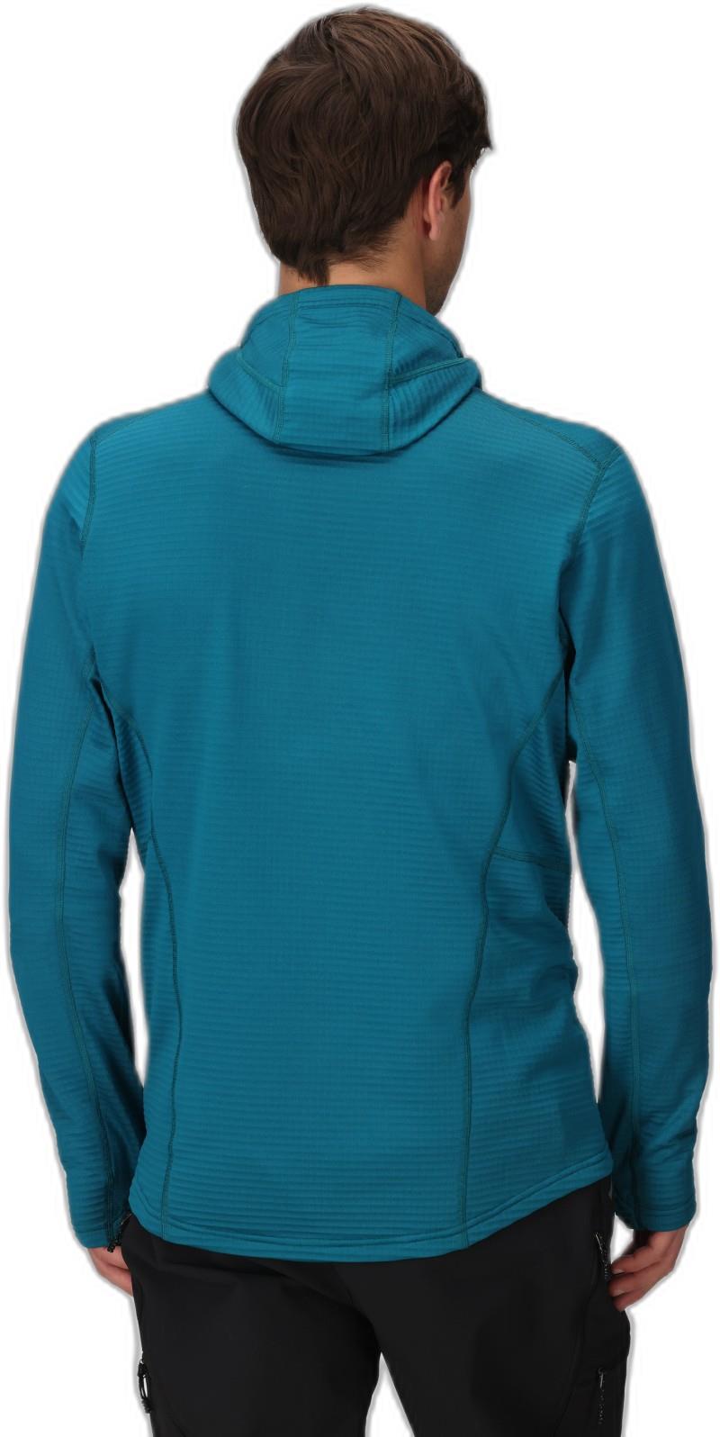 Vigor Grid Fleece Pullover Hoodie - Mens - aurora 1