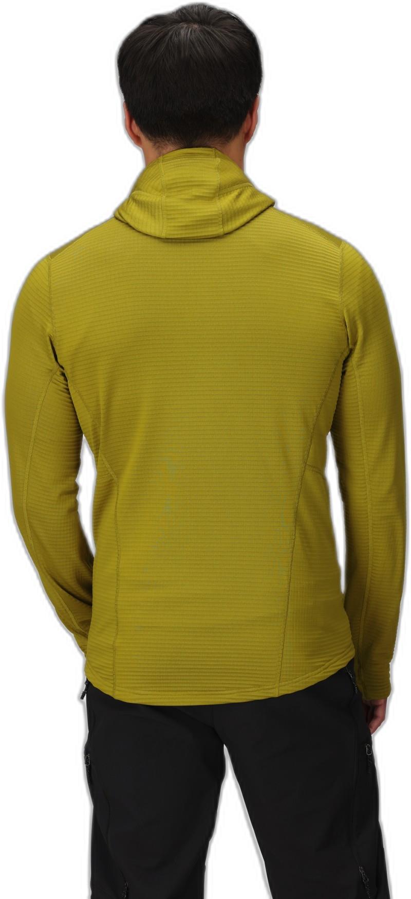 Vigor Grid Fleece Pullover Hoodie - Mens - rainforest 1