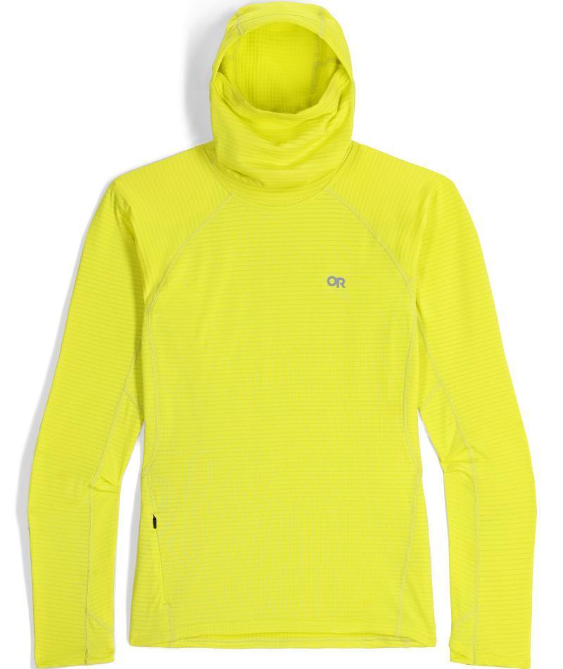 Vigor Grid Fleece Pullover Hoodie - Womens - Sulphur 1