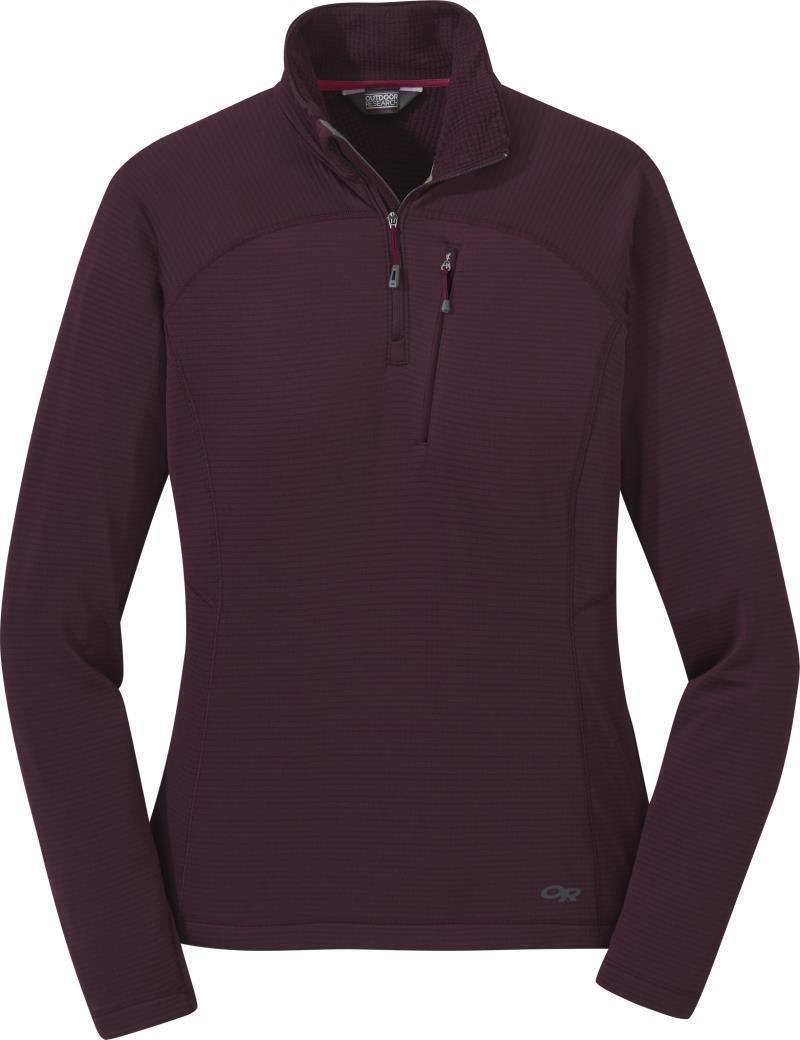 Vigor Quarter Zip - Womens - Cacao 1