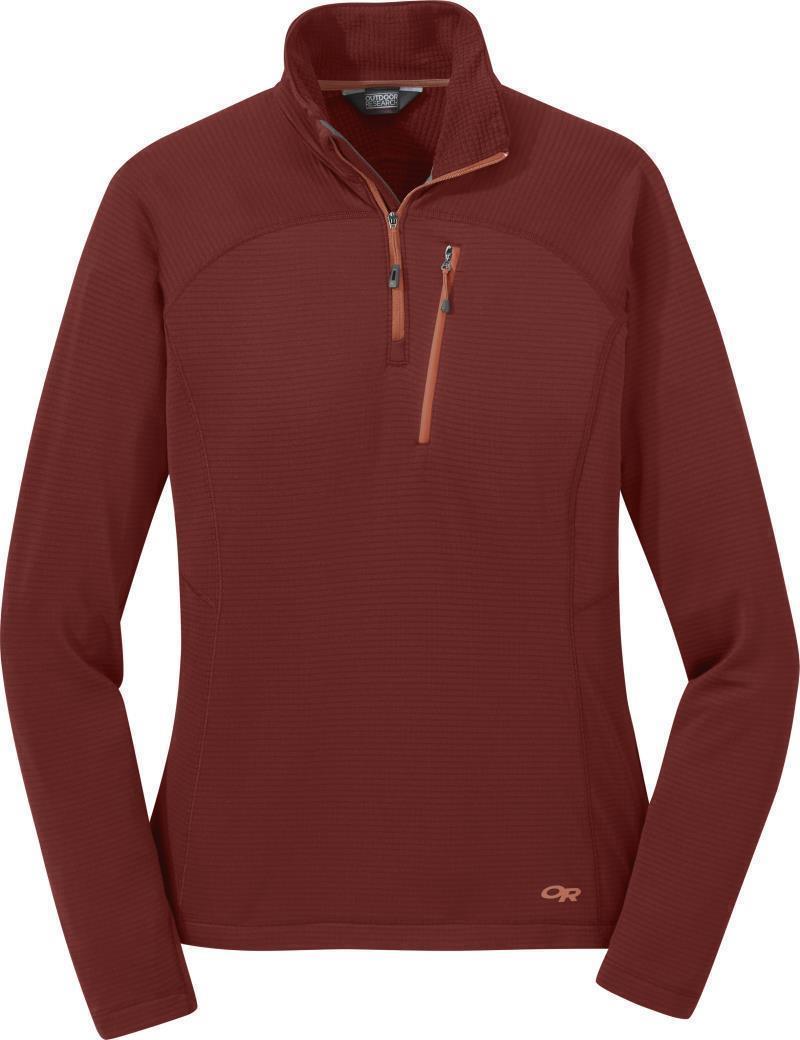 Vigor Quarter Zip - Womens - Madder 1