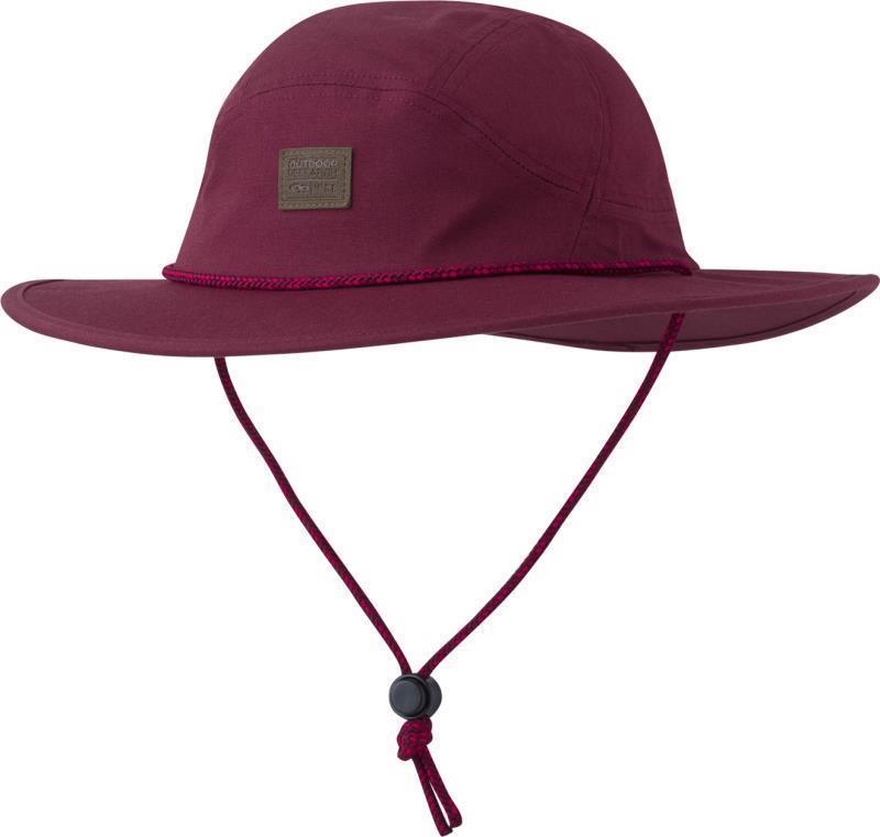Wadi Rum Full Brim Hat - Burgundy 1