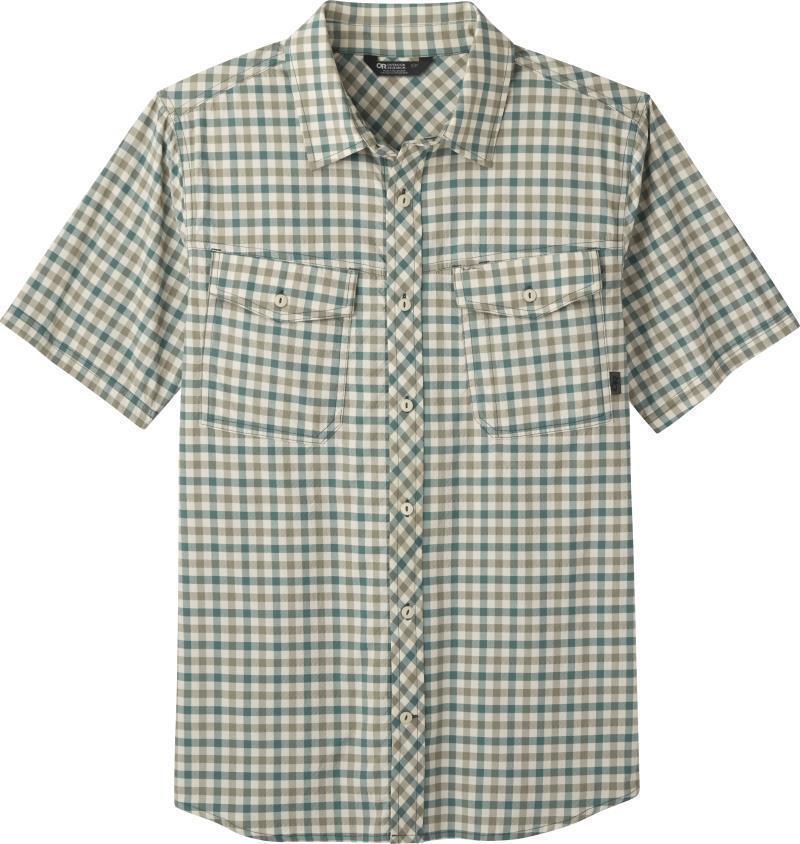 Wanderer SS Shirt - Mens - Blue Spruce Check 1